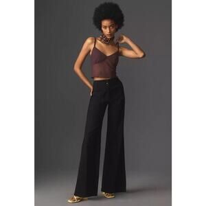 Anthropologie Maeve The Junie High Rise Wide Leg Pants Size 6